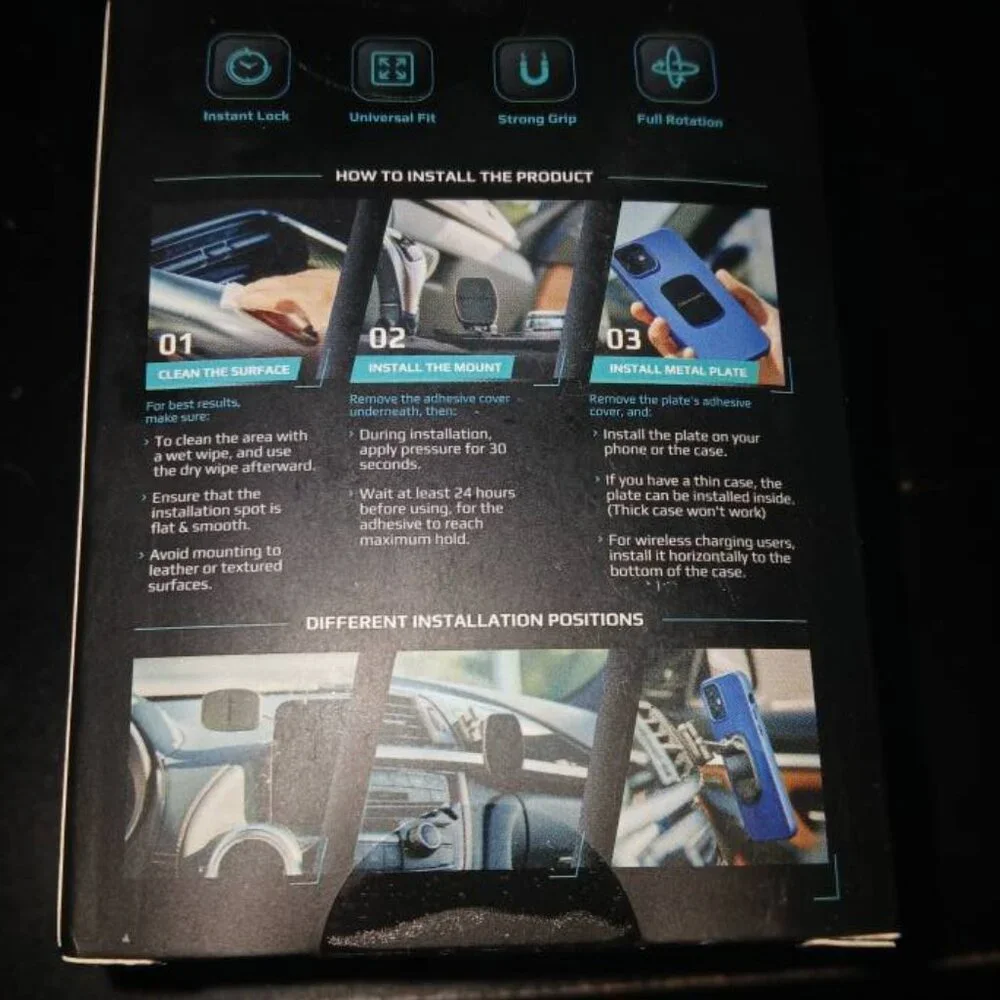 F2 Carmount Magnetic Phone Mount. New In The Box